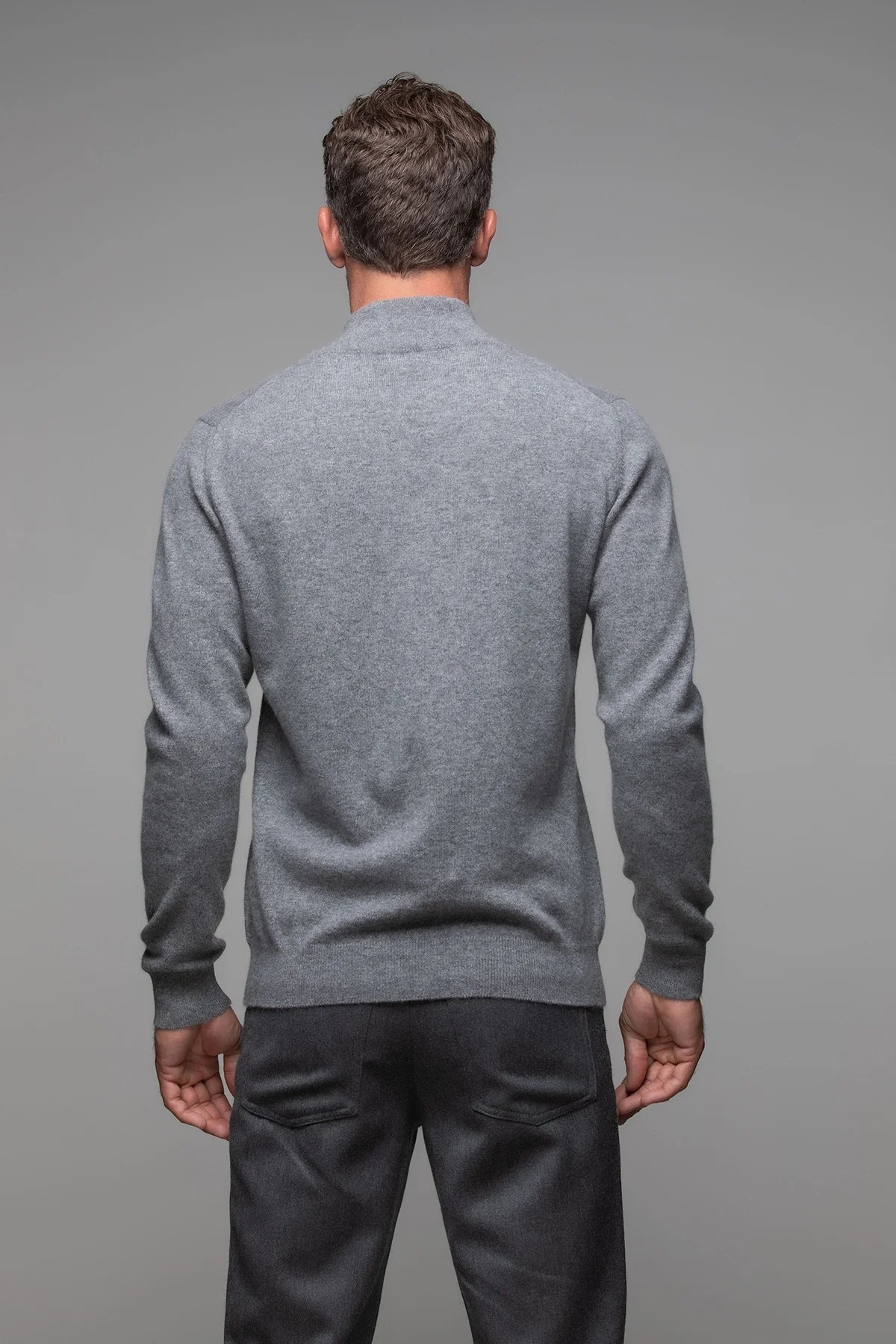 Cashmere - 1/4 Zip Turtle Neck